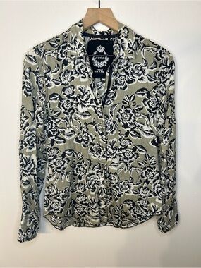 Cino Women’s Floral Button Down Shirt, Size XS